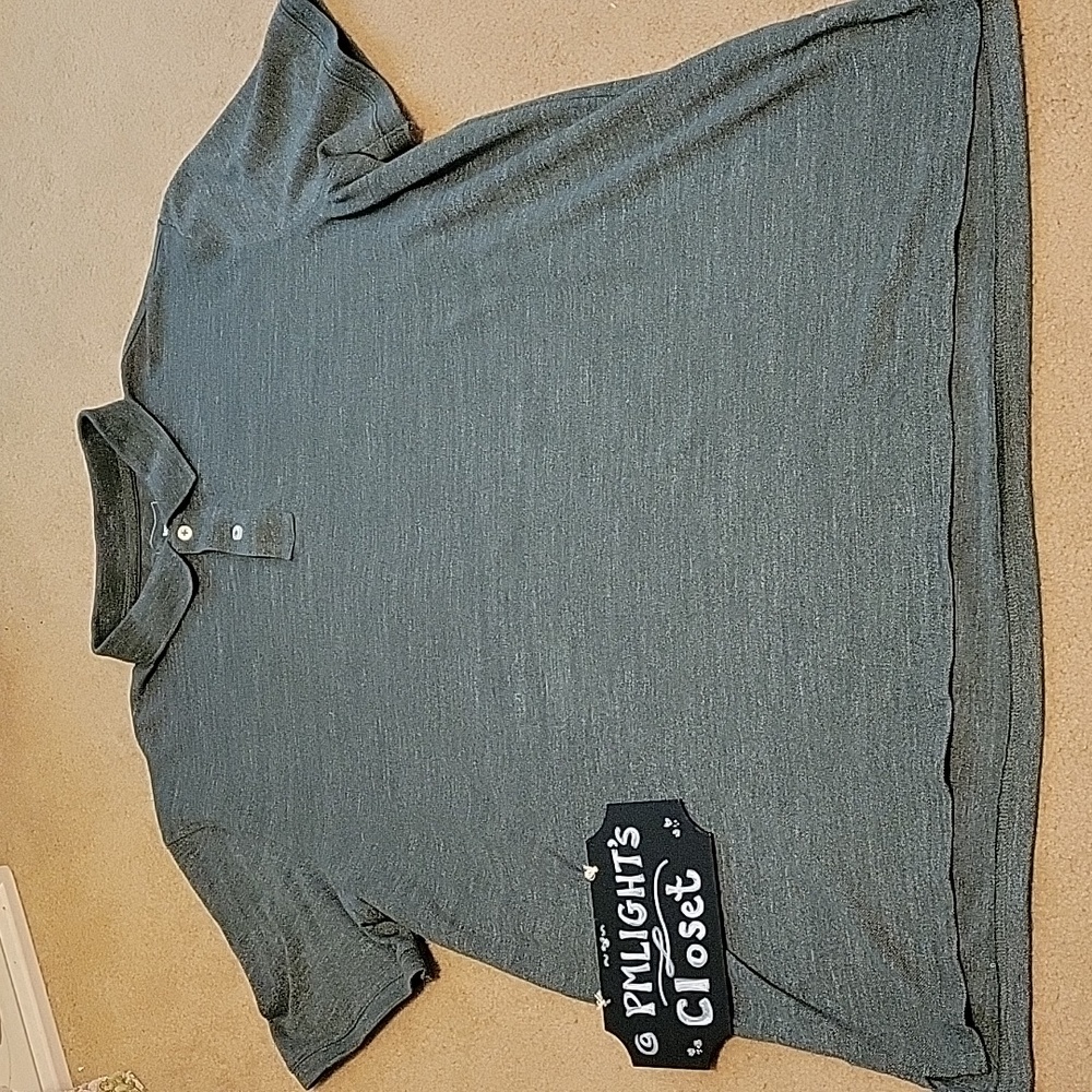 Sonoma Heather Green Polo XL Short Sleeve